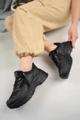 Kadın Bağcıksız Taşlı Triko Sneaker Kadın - 4
