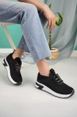 Lady Classy Kadın Bağcıksız Taşlı Triko Kadın Sneaker - 7