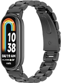 Xiaomi Mi Band 8 / Band 9 Kordon Klipsli Metal Kordon 04 +Kısaltma Aparatı - 12