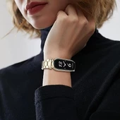 Xiaomi Mi Band 8 / Band 9 Kordon Klipsli Metal Kordon 04 +Kısaltma Aparatı - 11