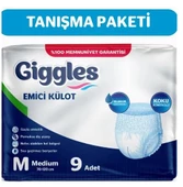 GİGGLES KÜLOTLU HASTA BEZİ MEDİUM 9 LU - 1