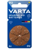 Varta 312 Numara İşitme Cihazı Pili 6lı Paket - 1