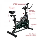 HATTRICK SPINBIKE MEGA PREMIUM KONDİSYON BİSİKLETİ SİYAH 26024010 thumbnail 2