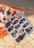 Muichiro Tokito-Senjuro Rengoku -Demon Slayer-2li çıkartma-etiket-süsleme-hediye thumbnail 8