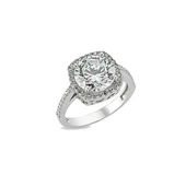 925 Ayar Gümüş Starlight Diamond Bayan Yüzük - 1