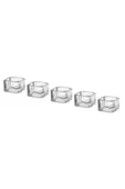IKEA Glasıg Tealight Dekoratif Mumluk Cam 5 Adet - 1