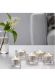 IKEA Glasıg Tealight Dekoratif Mumluk Cam 5 Adet - 2