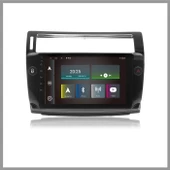 CITROEN C4 2005-2010 UYUMLU SİYAH 6 GB RAM 128 GB HAFIZA ANDROID MULTIMEDIA TEYP thumbnail 2