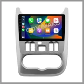 DACIA SANDERO/DUSTER UYUMLU 2010-2013 6 GB RAM 128 GB HAFIZA ANDROID MULTIMEDIA TEYP thumbnail 1