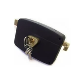 Yuma YM-600 Tirajlı Kilit Oval Siyah Demir Kapı Kilidi - 2