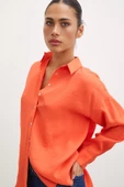 Basic Modal Gömlek Oranj thumbnail 5