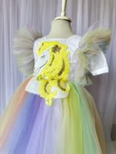 GALA  ÜNİCORN renkli pullu kız çocuk elbise - 3