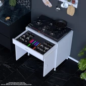 Modilayn BİRCE XXL-75 x 87 x 48 cm Kapaklı Set Ocak Altı Çok Amaçlı Mutfak & Banyo Dolabı thumbnail 2