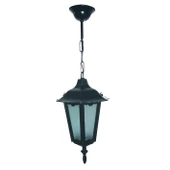 D-light Altıgen Fener Tekli Siyah Avize Bahçe Lambası - 1