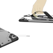 iPad Mini 5 Zore Defens Tablet Zırh Silikon Kılıf - 10