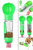 BUFFER® Taşınabilir Hazneli Mama Kaplı ,Kaka Poşetli Kedi,Köpek Suluğu-300ml - 6