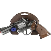 Gonher Metal Revolver 12'li: Kapsül Patlatan Gerçekçi Oyuncak Silah - 1