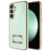 Samsung Galaxy S24 Kılıf Kamera Korumalı Logo Gösteren Omega Kapak - 12