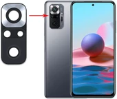 Xiaomi Redmi Note 10 Pro Arka Kamera Camı (Çıtasız Sadece Cam) - 1