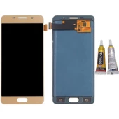 TE Samsung A5 2016 A510F Uyumlu A Kalite Lcd Ekran Gold - 1