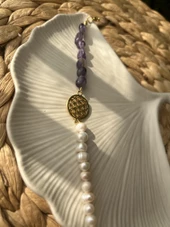 Ametist  - İnci Bileklik thumbnail 3