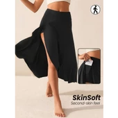 Lucky Life Kadın Cep Detay Taytlı Sandy Etek - 4