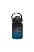Selka Home - Briella 1000 ML Mavi-Siyah Pipetli Motivasyon Matara - 3