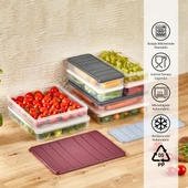 Selka Nora 2 Adet 2,25 Lt. Saklama Kabı thumbnail 12