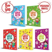 Dokuz Yayınları Süper Beyin Serisi 5 Kitap 5 Yaş + - 1