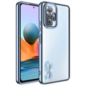Xiaomi Redmi Note 10 Pro Kılıf Kamera Korumalı Logo Gösteren Omega Kapak kılıf - 5