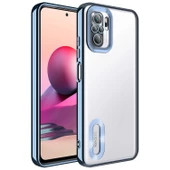 Xiaomi Redmi Note 10 Kılıf Kamera Korumalı Logo Gösteren Omega Kapak Kılıf - 8