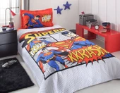 Özdilek Lisanslı Set Superman Red Nevresim Takımı Kapitoneli Kırmızı - 1