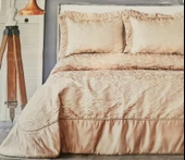 Karaca Home Plazzo Pudra Yatak Örtü Set - 1