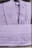 Özdilek Ruby Aile Bornoz Seti Krem Mürdüm - 2
