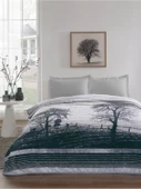 Özdilek Pirime Wood Çift Kişilik Battaniye Gri 200x240 - 1