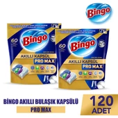 Bingo Akıllı Kapsül Pro Max Bulaşık Makinesi Deterjanı Tableti 120'li - 1