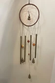 Deprem Zili Çanı Duvar Rüzgar Çanı Zili Feng Shui Ejderha Yılı Metal Wu Lou Kabak Dream Catcher Budha Buda Objeli - 2