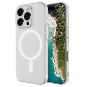 Apple iPhone 16 Pro Max Kılıf Redclick Magsafe Şarj Özellikli Şeffaf Tek Sararmayan Porto Kapak thumbnail 1