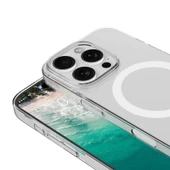 Apple iPhone 16 Pro Max Kılıf Redclick Magsafe Şarj Özellikli Şeffaf Tek Sararmayan Porto Kapak thumbnail 3