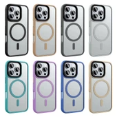 Apple iPhone 16 Pro Kılıf Mat Arka Yüzey Wireless Şarj Özellikli Redclick Flet Magsafe Kapak - 8