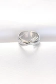 Kalın Silver Renk Ayarlanabilir Yüzük thumbnail 1