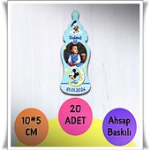 Bebek Çocuk Doğum Günü Resimli Ahşap Magnet 20 Adet a9 - 1
