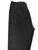Kadın Desenli Kışlık İnce Yumuşak Süet Cepli Pijama Tek Alt - 12
