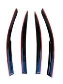 Hyundai Accent Admire Düz Kırmızı Kromlu Cam Rüzgarlığı thumbnail 4