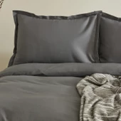 Karaca Home Weena Çift Kişilik Krep Nevresim Jakar Pike Takımı Gri - 4