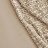 Karaca Home Weena Çift Kişilik Krep Nevresim Jakar Pike Takımı Bej thumbnail 5