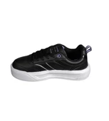 KİNETİX Kadın Siyah Pembe Cilt Kalın Taban Sneaker Spor Ayakkabı - 9