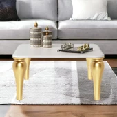 Sembol Plastik Sehpa Ayağı 30 cm Altın Yaldız 4 Adet Mobilya Orta Sehpası M8 Civatalı Ayak Ayaklar thumbnail 5