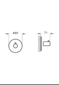 Vitra A4285936 Origin Ankastre 3 Yollu Yönlendirici Mat Siyah - 2
