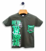 Triliya - Erkek Çocuk Tişört ve Eşofman Altı Takımı Cepli Lüks Ekonomik 3-11 Yaş - 4